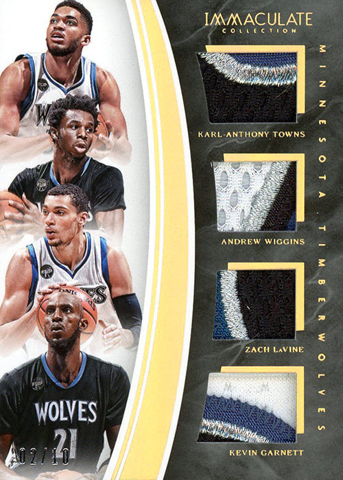 2015-16 Immaculate Collection - Towns - THE NBA CARD GALLERY